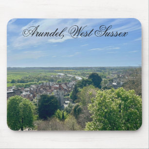 Arundel im Frühjahr, West Sussex Mousepad