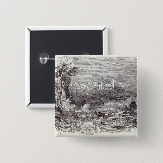 Arundelschloss und -stadt button (Vorne & Hinten)