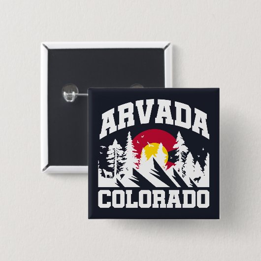 Arvada, Colorado Button (Vorne & Hinten)