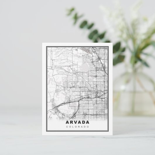 Arvada Karte (Stehend Vorderseite)