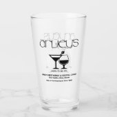 Arvey's Restaurant & Cocktail Lounge, Niles, IL Glas (Rückseite)