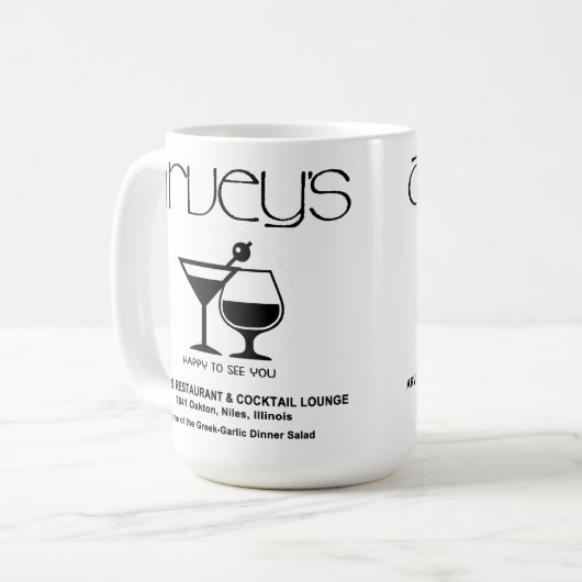 Arvey's Restaurant & Cocktail Lounge, Niles, IL Kaffeetasse (Vorderseite Links)