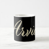 Arvid Name whitegold Tasse Teetasse Kaffeetasse (Mittel)
