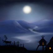 Arvidsjaur mugg med samiskt mönster tasse