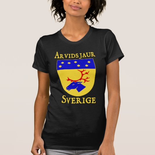 Arvidsjaur, Sverige (Schweden) T-Shirt (Vorderseite)