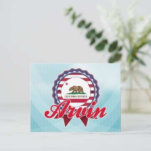 Arvin, CA Postkarte (Stehend Vorderseite)