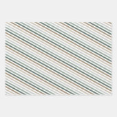 Árvore de Natal Pinheiro Estilo Rústico Bauernhof Geschenkpapier Set (Vorderseite 3)