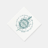 ARWEN™ Elben-Schwert Zitat Serviette (Ecke)