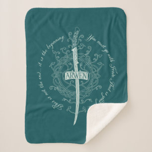 ARWEN™ Elben-Schwert Zitat Sherpadecke