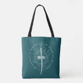 ARWEN™ Elben-Schwert Zitat Tasche (Rückseite)