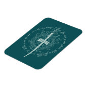 ARWEN™ Elbenschwert-Zitat Magnet (Linke Seite)