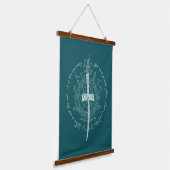 ARWEN™ Elven Sword Quote Wandteppich Mit Holzrahmen (Gewinkelt)