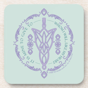 ARWEN™ Evenstar-Zitat-Grafik Getränkeuntersetzer