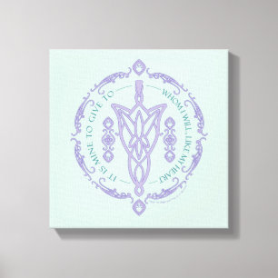 ARWEN™ Evenstar Zitat-Grafik Leinwanddruck