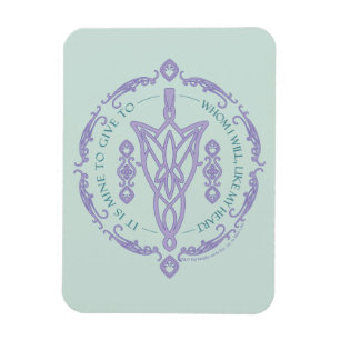 ARWEN™ Evenstar Zitat-Grafik Magnet