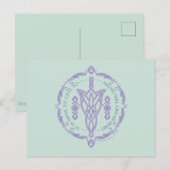 ARWEN™ Evenstar-Zitat-Grafik Postkarte (Vorne/Hinten)