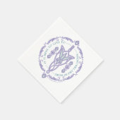 ARWEN™ Evenstar-Zitat-Grafik Serviette (Ecke)
