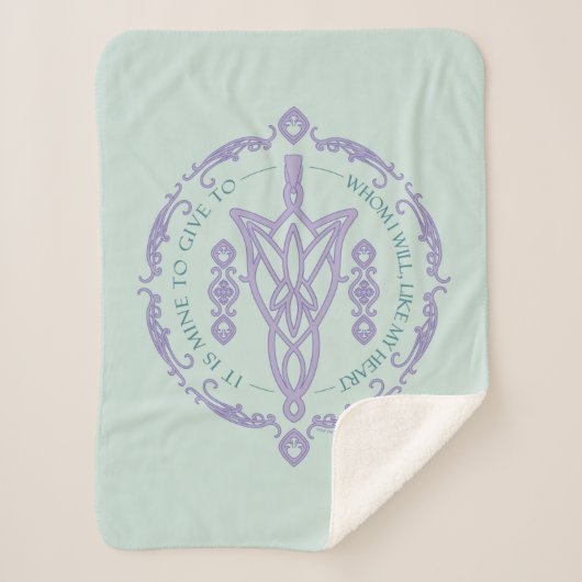 ARWEN™ Evenstar Zitat-Grafik Sherpadecke (Vorderseite)
