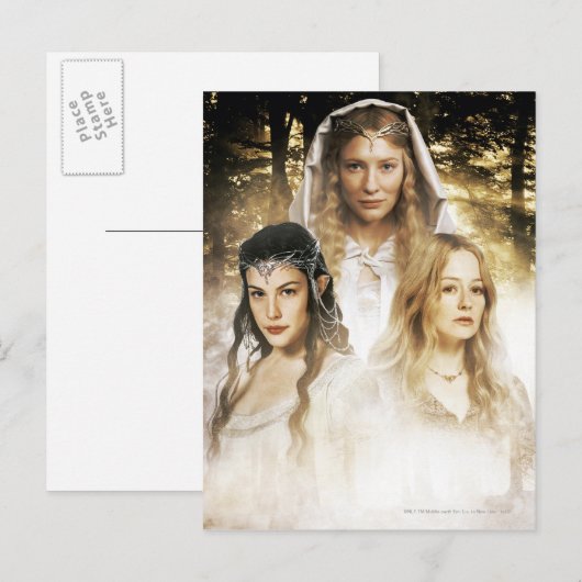 ARWEN™, Galadriel, Eowyn Postkarte (Vorne/Hinten)
