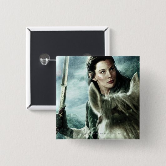 ARWEN™ in Schnee und Schwert Button (Vorne & Hinten)