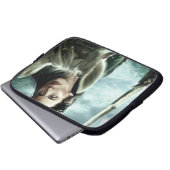 ARWEN™ in Schnee und Schwert Laptopschutzhülle (Vorne Knopf)