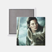 ARWEN™ in Schnee und Schwert Magnet (Vorderseite/Rückseite)