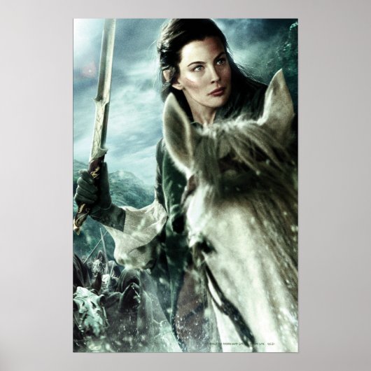 ARWEN™ in Schnee und Schwert Poster (Vorne)