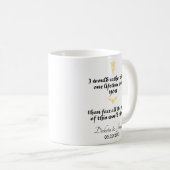 Arwen "One Lifetime with You" zitieren mit Icons Kaffeetasse (VorderseiteRechts)