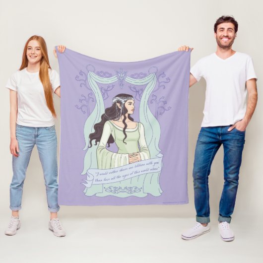ARWEN™ "Teile Ein Leben Mit Dir" Grafik Fleecedecke (Beispiel)