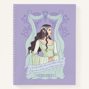 ARWEN™ "Teile Ein Leben Mit Dir" Grafik Notizblock