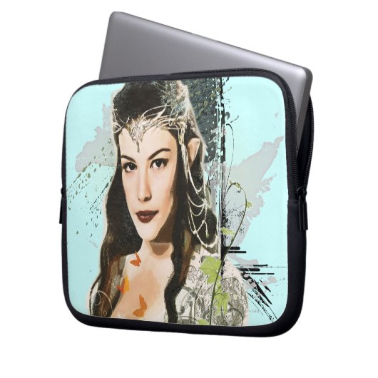 ARWEN™ Vector Collage Laptopschutzhülle (Vorderseite Links)