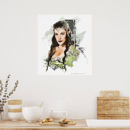 ARWEN™ Vector Collage Poster (Küche)