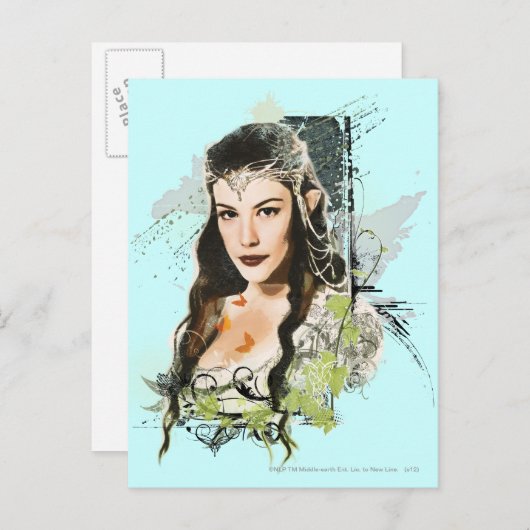 ARWEN™ Vector Collage Postkarte (Vorne/Hinten)