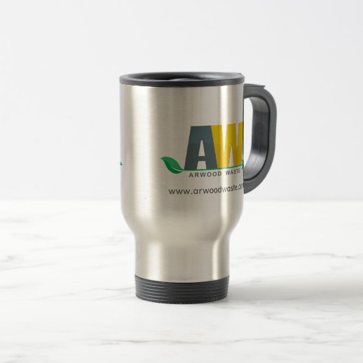 Arwood Abfall 15 Unze-Reise/Pendler-Tasse Reisebecher (VorderseiteRechts)