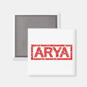 Arya Briefmarke Magnet (Vorderseite/Rückseite)