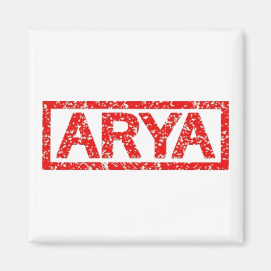 Arya Briefmarke Magnet (Vorne)