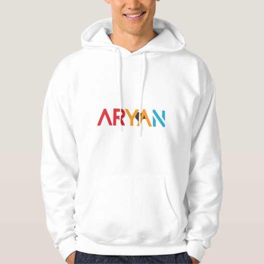 Aryan" Hoodie Design - Erhöhen Sie Ihren Stil (Vorderseite)