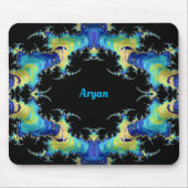 ARYAN ~ Strange 3D Muster ~ Personalisiert Mousepad (Vorne)
