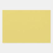 Arylide gelb (Vollfarbe) Geschenkpapier Set (Vorderseite)