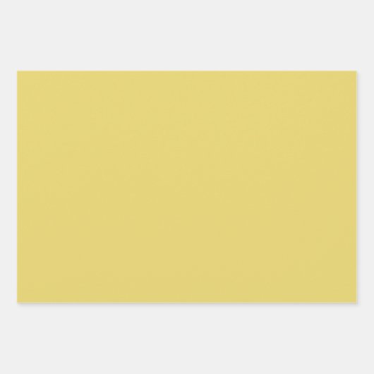 Arylide gelb (Vollfarbe) Geschenkpapier Set (Vorderseite)