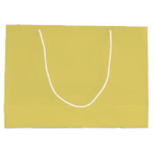 Arylide gelb (Vollfarbe) Große Geschenktüte (Rückseite)