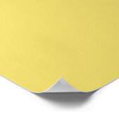Arylide gelb (Vollfarbe) Poster (Ecke)