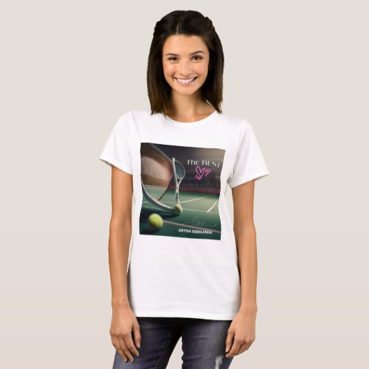 Aryna Sabalenka, Tennismädchen, Tennismutter, Tenn T-Shirt (Vorne ganz)