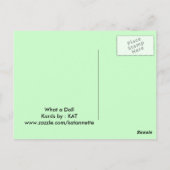 Arys Kitten Postkarte (Rückseite)