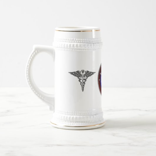 Ärzisches Korps Veteran Bierglas (Links)