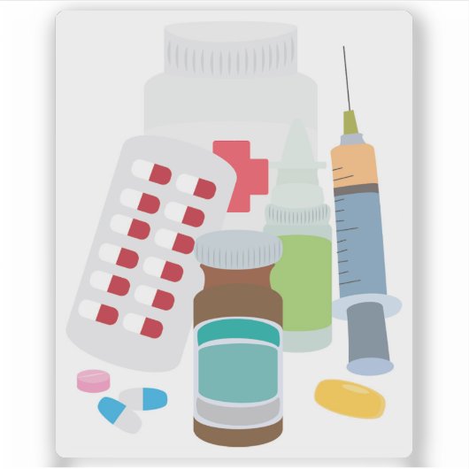 Arzneimittel Aufkleber (Vorderseite)