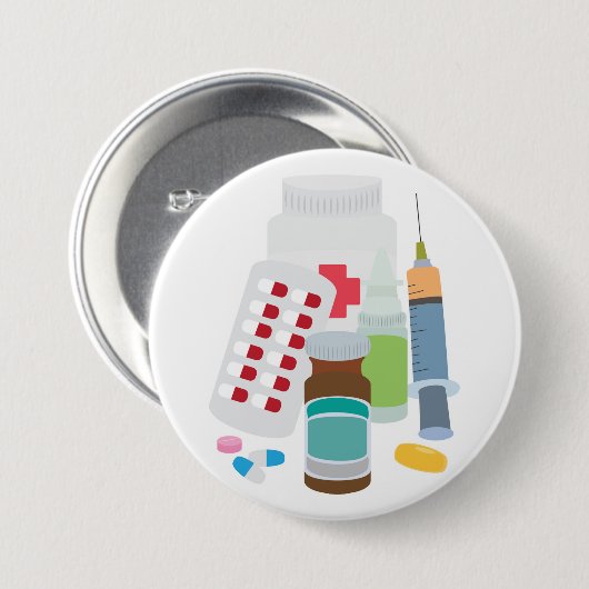 Arzneimittel Button (Vorne & Hinten)
