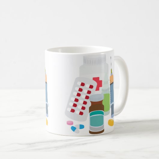 Arzneimittel Kaffeetasse (VorderseiteRechts)