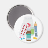 Arzneimittel Magnet (Vorderseite/Rückseite)