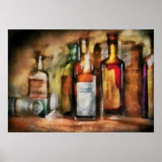Arzneimittel - Sirup von Ipecac Poster